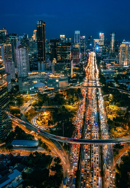 Aplicação de câmera CCTV para transporte e tráfego