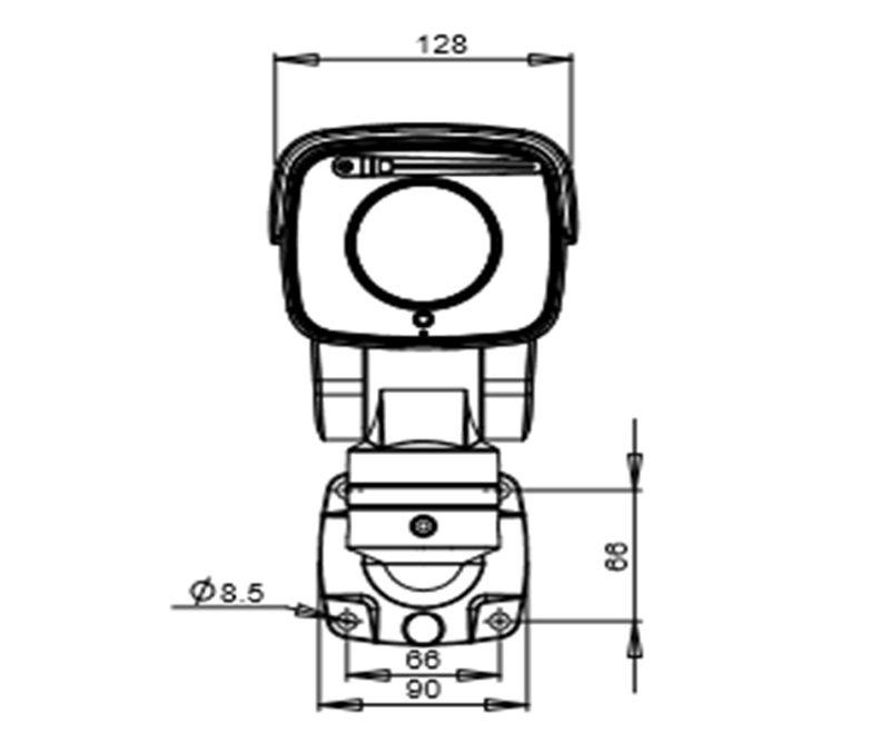 ZN-SPB2581V50-ES 8MP 25X  IRCâmera de bala PTZ de rede 