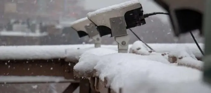 Aplicação de câmera CCTV para ambientes extremamente frios