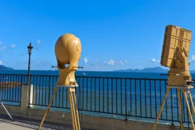 Aplicação de câmera CCTV para vigilância marítima