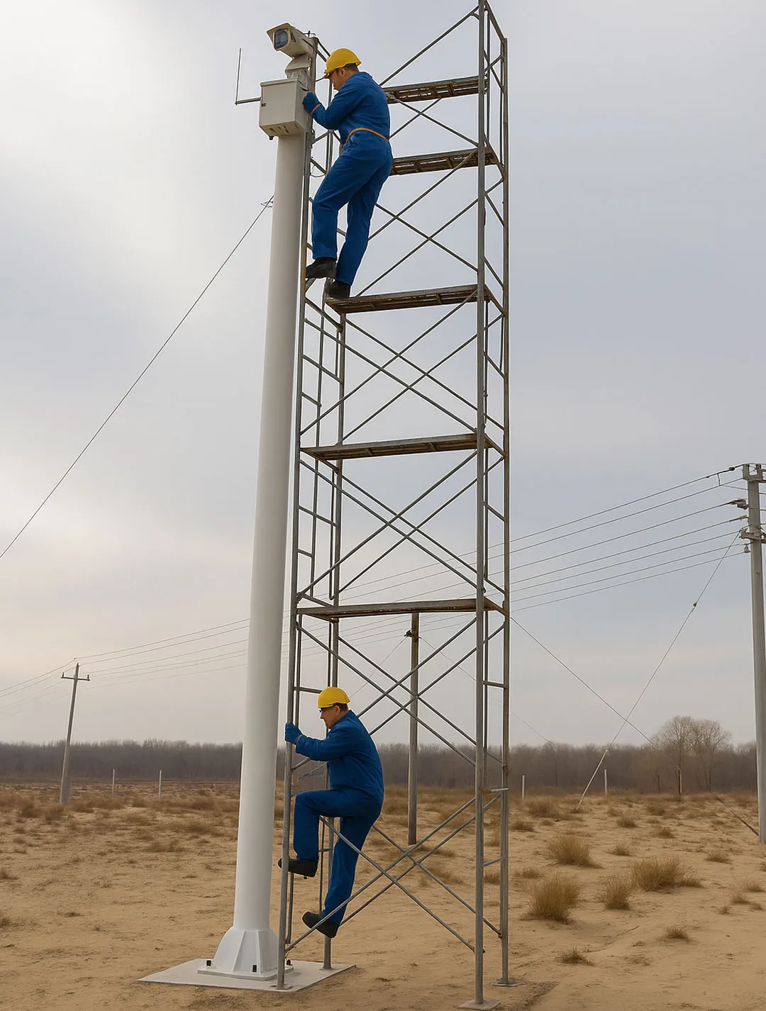 Projeto de monitoramento de segurança de pipeline do Cazaquistão