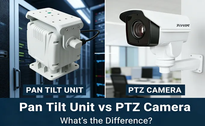 Unidade Pan Tilt vs câmera PTZ: Qual é a diferença?